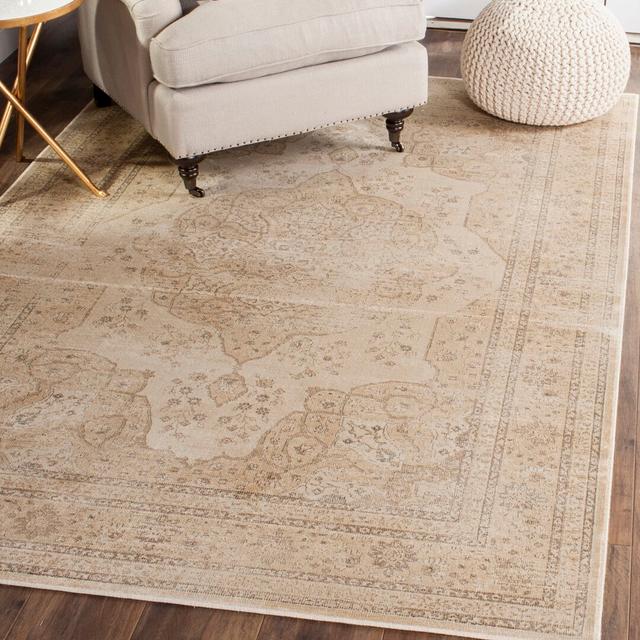 Goodman Looped/Hooked Cream Rug World Menagerie Rug Size: Rectangle 120 x 170cm on Productcaster.