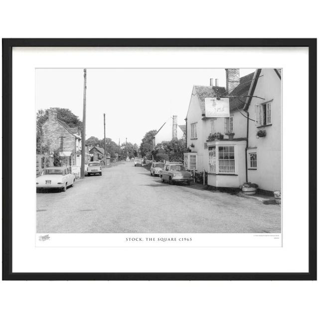 'Stock, the Square C1965' by Francis Frith - Picture Frame Photograph Print on Paper The Francis Frith Collection Size: 45cm H x 60cm W x 2.3cm D on Productcaster.