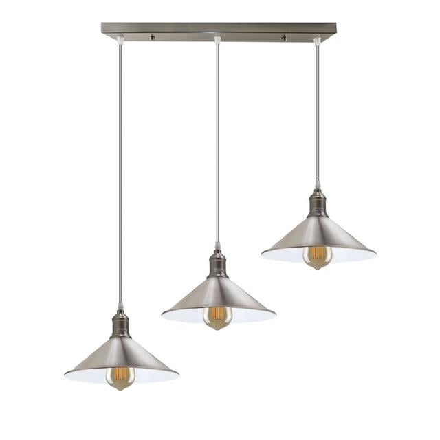 Galaviz 3 - Light Silver Kitchen Island Pendant Breakwater Bay on Productcaster.