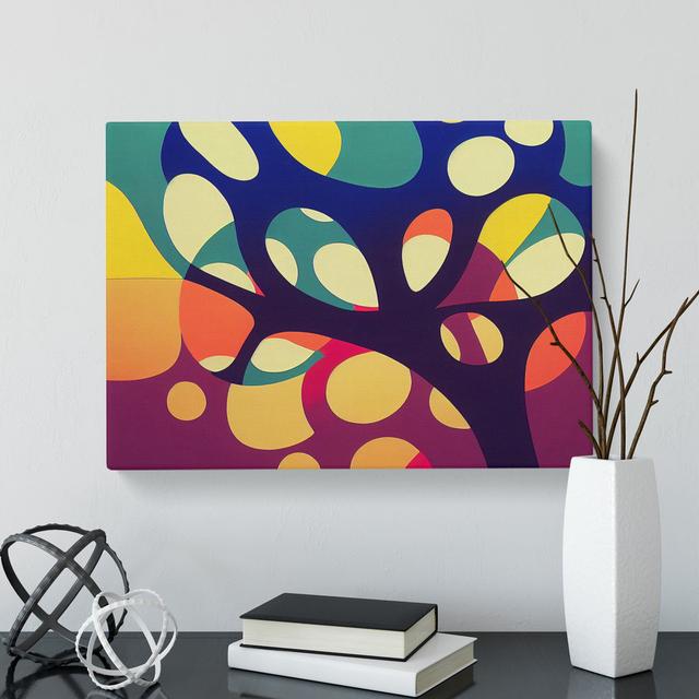 Stimulating Abstract Tree - Wrapped Canvas Graphic Art Metro Lane on Productcaster.