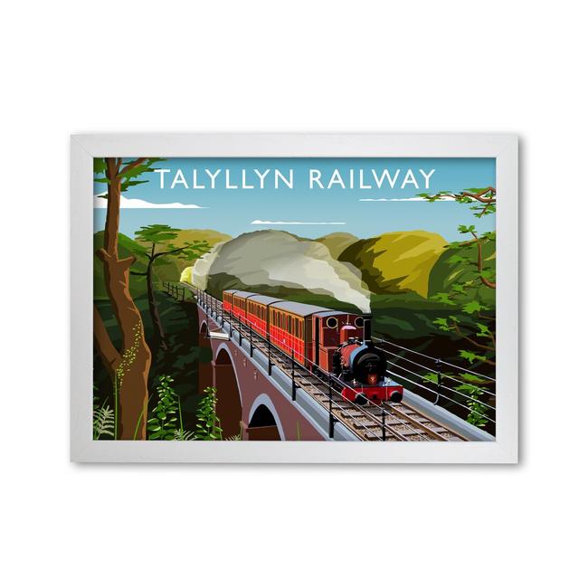 Talyllyn Railway by Richard O'Neill - Print 17 Stories Format: White Framed, Size: 59.4cm H x 84.1cm W x 3cm D on Productcaster.