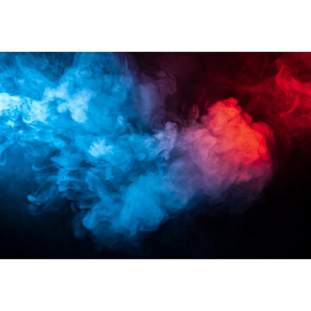 Wafts Of Colored Smoke Ivy Bronx Size: 61cm H x 91cm W on Productcaster.