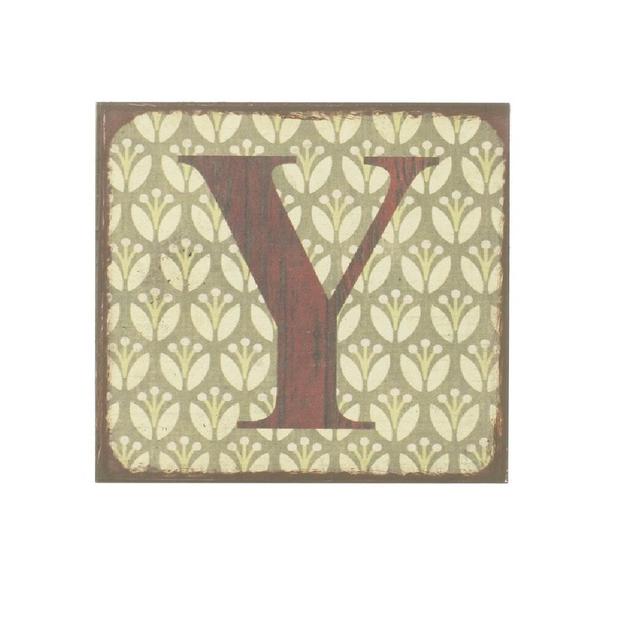 Borowski Letter Y Decorative Slate Brambly Cottage on Productcaster.