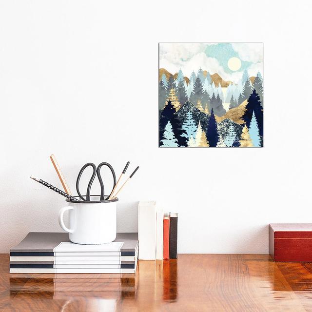 Forest Vista - Wrapped Canvas Print Alpen Home Size: 30.48cm H x 30.48cm W x 1.91cm D on Productcaster.