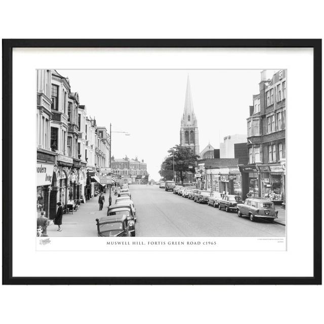 'Muswell Hill, Fortis Green Road C1965' by Francis Frith - Picture Frame Photograph Print on Paper The Francis Frith Collection Size: 40cm H x 50cm W on Productcaster.