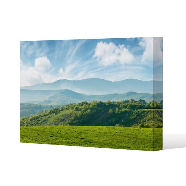 Panorama Of Beautiful Countryside Of Romania Canvas Print Andrew Lee on Productcaster.