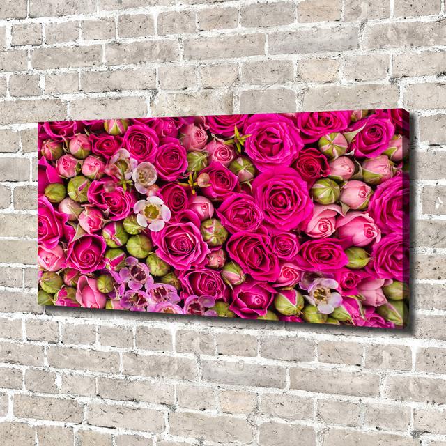 Roses - Wrapped Canvas Art Prints Rosalind Wheeler on Productcaster.