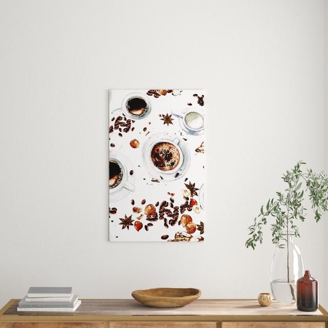 Coffee Spices Kitchen - Wrapped Canvas Graphic Art Print East Urban Home Size: 50.8 cm H x 35.6 cm W on Productcaster.