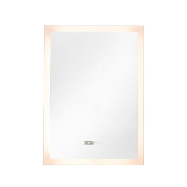 Audrye Rectangle Metal Wall Mirror Metro Lane on Productcaster.