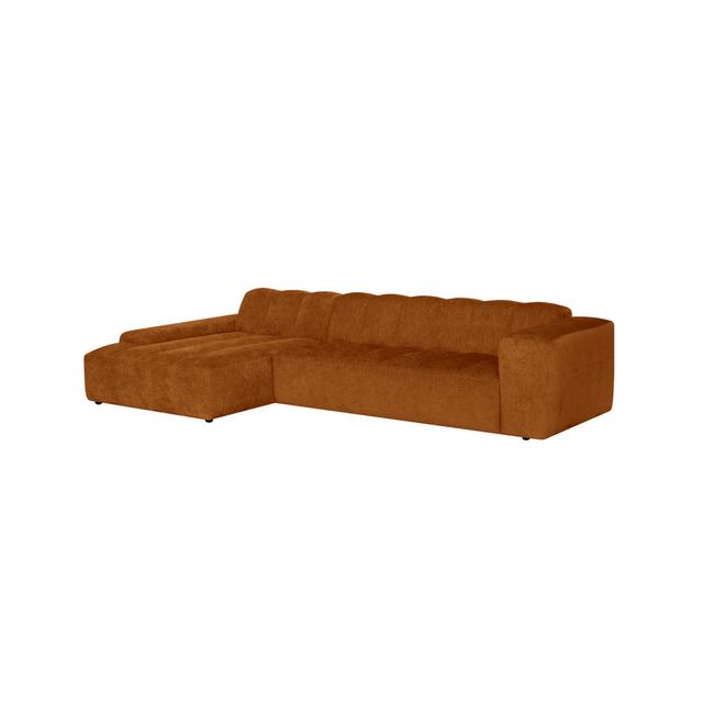 Ecksofa Amruth ModernMoments Polsterfarbe: Rot, Ausrichtung: Rechts ausgerichtet on Productcaster.