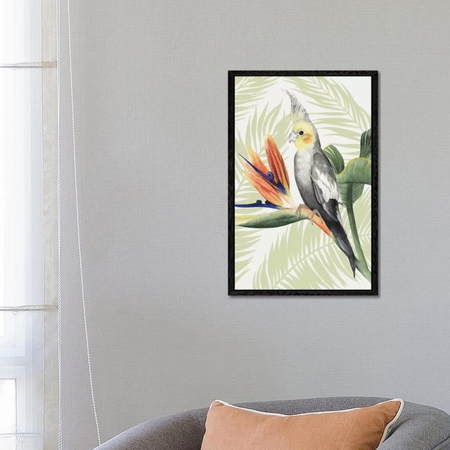 Avian Paradise I by Grace Popp - Gallery-Wrapped Canvas Giclée on Canvas Lark Manor Size: 66.04cm H x 45.72cm W x 3.81cm D, Format: Black Floater Fram on Productcaster.