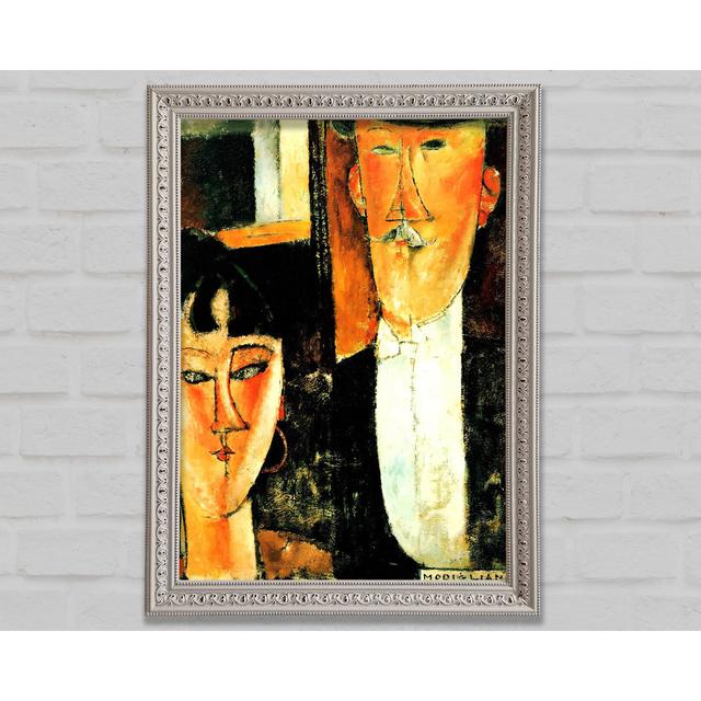 Modigliani Bride And Groom Framed Print Bright Star Size: 42cm H x 29.7cm W x 3cm D on Productcaster.