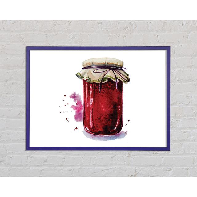 Homemade Jam - Single Picture Frame Art Prints Ophelia & Co. Size: 21cm H x 29.7cm W x 2cm D, Format: Lime Green Framed Paper on Productcaster.