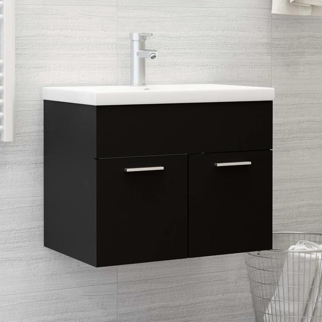 Eliona Wall Bathroom Cabinet 17 Stories Finish: Black on Productcaster.