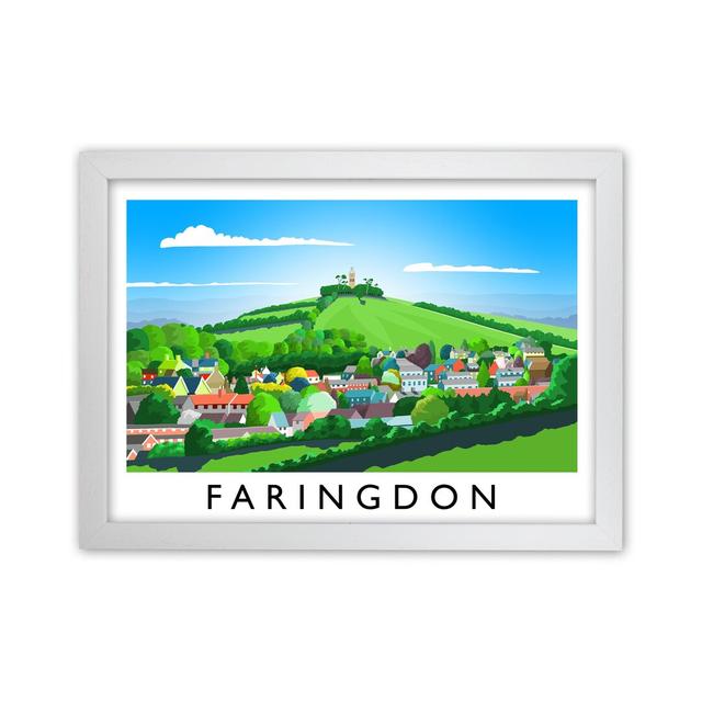 Faringdon by Richard O'Neill - Print Corrigan Studio Size: 24cm H x 34cm W x 3cm D, Format: White Framed on Productcaster.