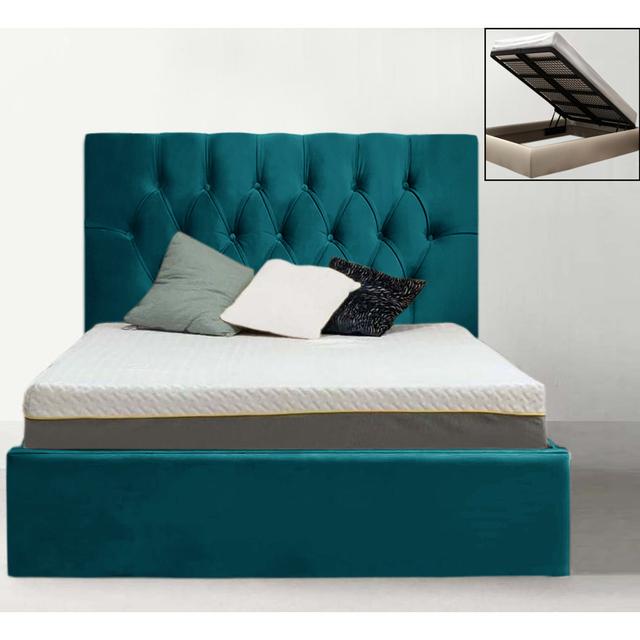 Ayliana storage Bed Canora Grey Colour: Mallard, Size: Kingsize (5') on Productcaster.