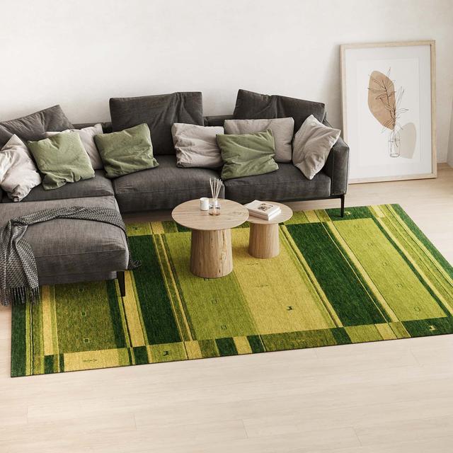 Prunedale Damask Hand Loomed Green Area Rug Set Gracie Oaks Rug Size: Rectangle 170 x 240cm on Productcaster.