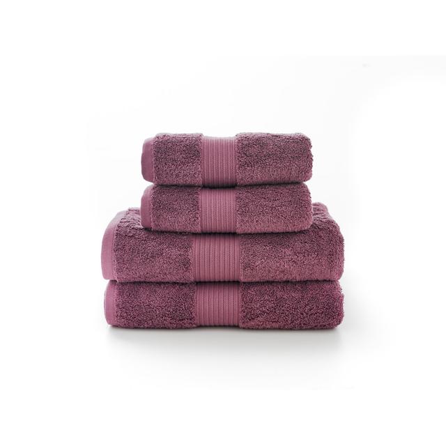 Bliss Pima Bath Towel Single Deyongs 1846 Colour: Grape on Productcaster.