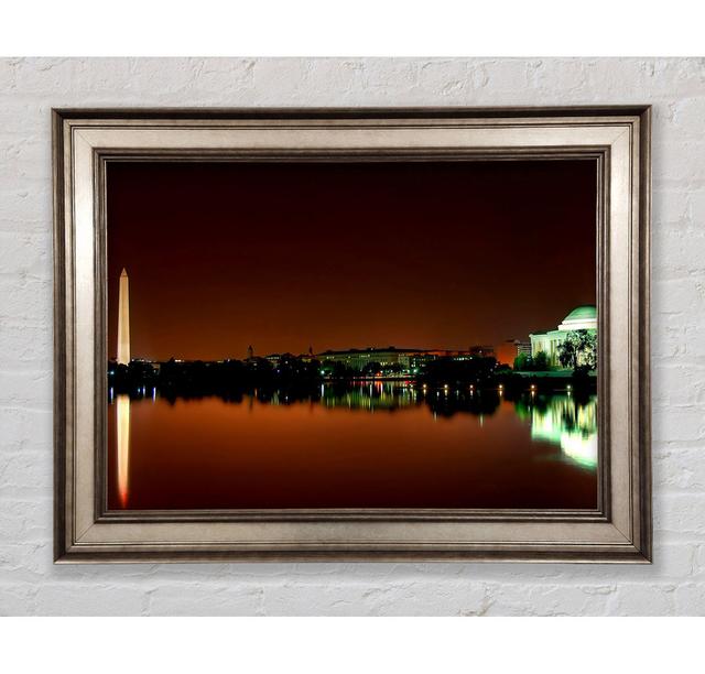 Jefferson Memorial Washington DC Framed Print Bright Star Size: 84.1cm H x 142.2cm W on Productcaster.