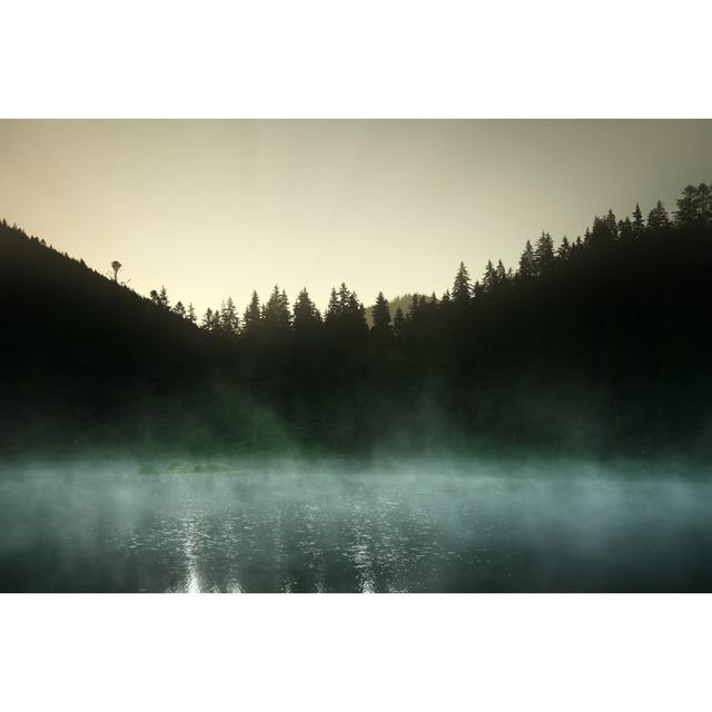 Mountain Lake At Dawn by Mammuth - Print Alpen Home Size: 51cm H x 76cm W x 3.8cm D on Productcaster.