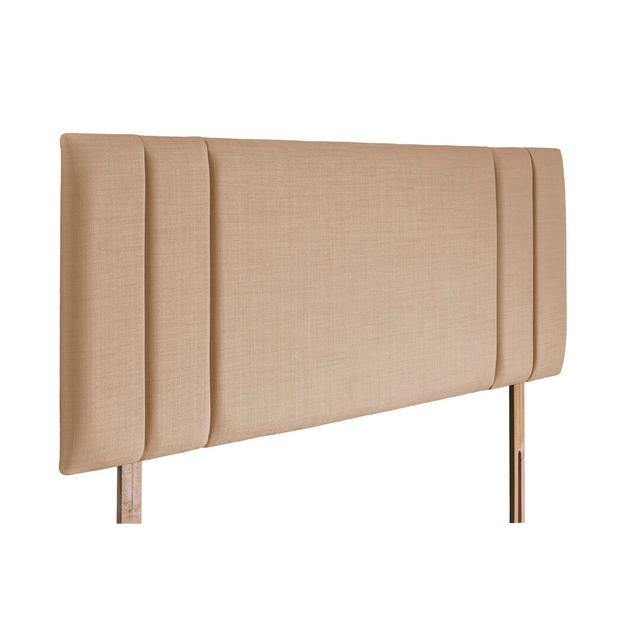 Laszlo Upholstered Headboard Lark Manor Size: Super King (6'), Colour: Oatmeal on Productcaster.