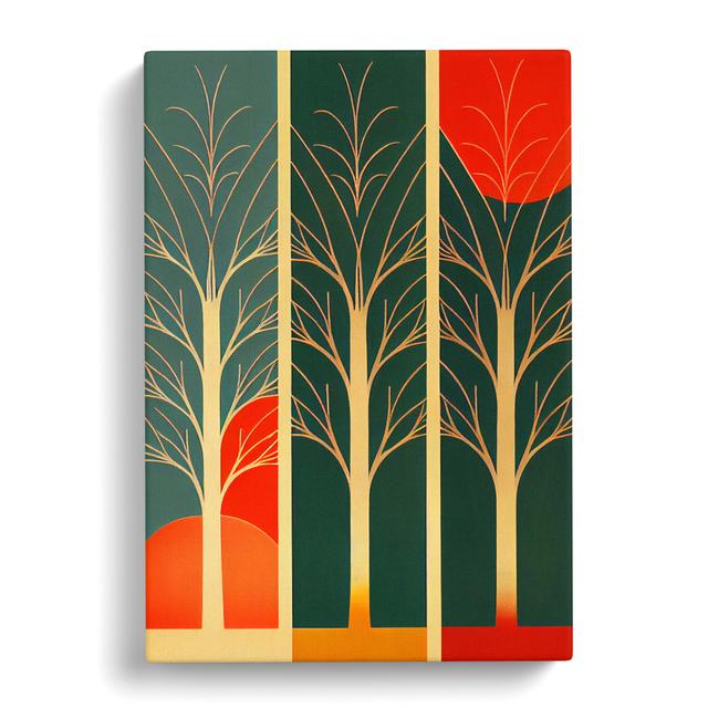 Apple Tree Vol.1 - Wrapped Canvas Graphic Art George Oliver Size: 76cm H x 50cm W x 3cm D on Productcaster.