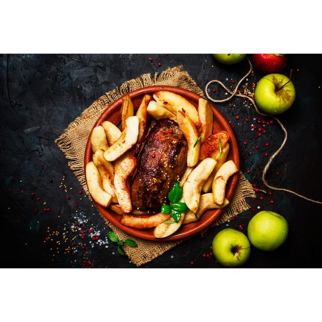 Baked Pork - Wrapped Canvas Photograph 17 Stories Size: 61cm H x 91cm W x 3.8cm D on Productcaster.