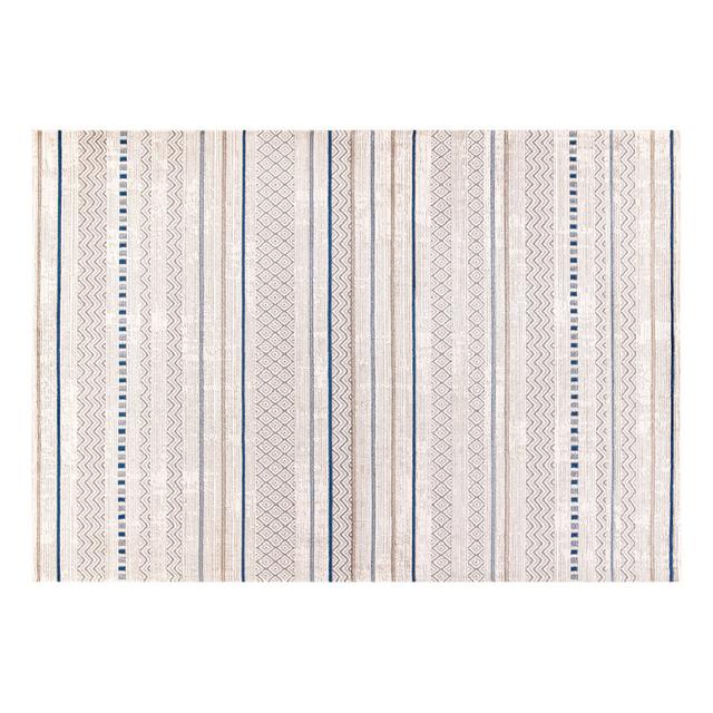 Minjares Grey/Blue/Cream Rug Gracie Oaks Rug Size: Rectangle 120 x 180cm on Productcaster.