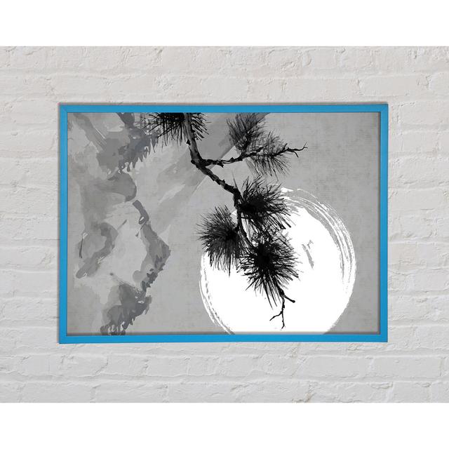 Japanese Tree In The Sun - Single Picture Frame Art Prints Ophelia & Co. Size: 84.1cm H x 59.7cm W x 2cm D on Productcaster.