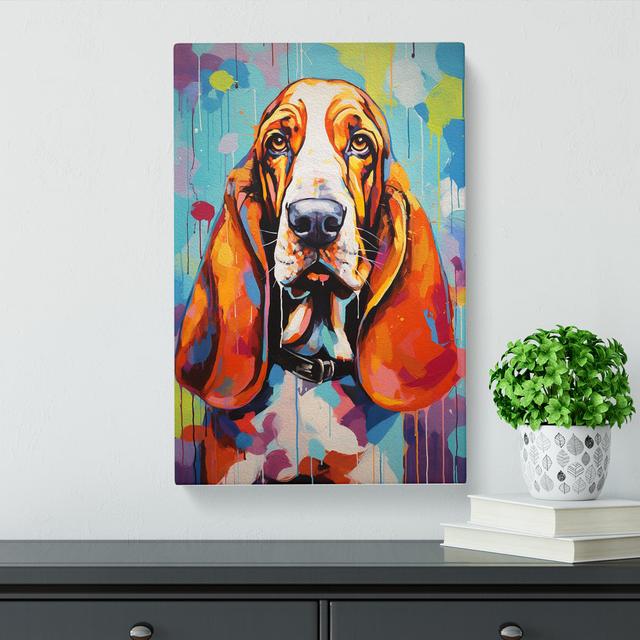 Basset Hound Informel - No Frame Print Marlow Home Co. on Productcaster.