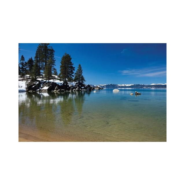 Scenic View Of Lake Tahoe, California, USA House of Hampton Size: 66.04cm H x 101.6cm W x 1.91cm D on Productcaster.