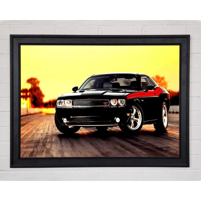 Dodge Challenger - Single Picture Frame Art Prints 17 Stories Size: 59.7cm H x 84.1cm W x 1.5cm D on Productcaster.