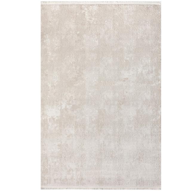 Carpet 45756A Beige Fleur De Lis Living Rug Size: Runner 80cm x 300cm on Productcaster.