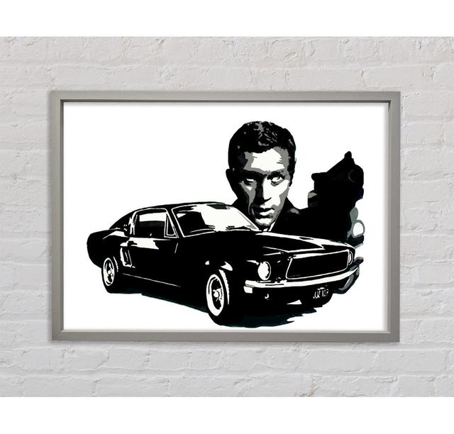 Steve Mcqueen Bullitt Framed Print Rosalind Wheeler Size: 84.1cm H x 118.9cm W x 3.3cm D on Productcaster.