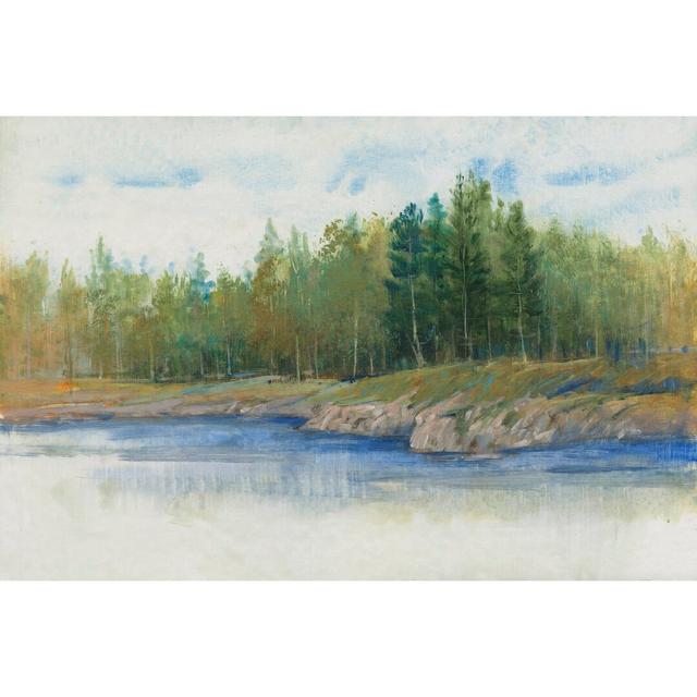 From The Banks II by Tim O'Toole - Wrapped Canvas Painting Union Rustic Size: 30cm H x 46cm W x 3.8cm D on Productcaster.