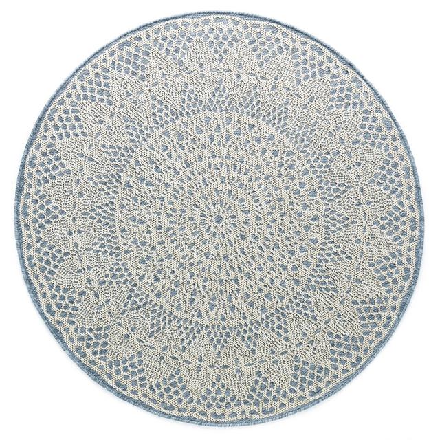 Tufted Grey Rug Art for kids Rug Size: Round 160cm on Productcaster.