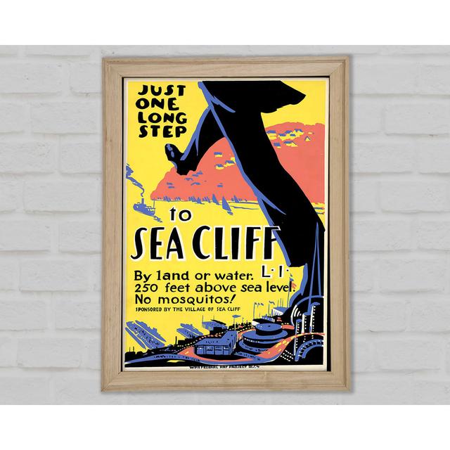 Sea Cliff - Print Bright Star Size: 84.1cm H x 59.7cm W x 1.5cm D on Productcaster.