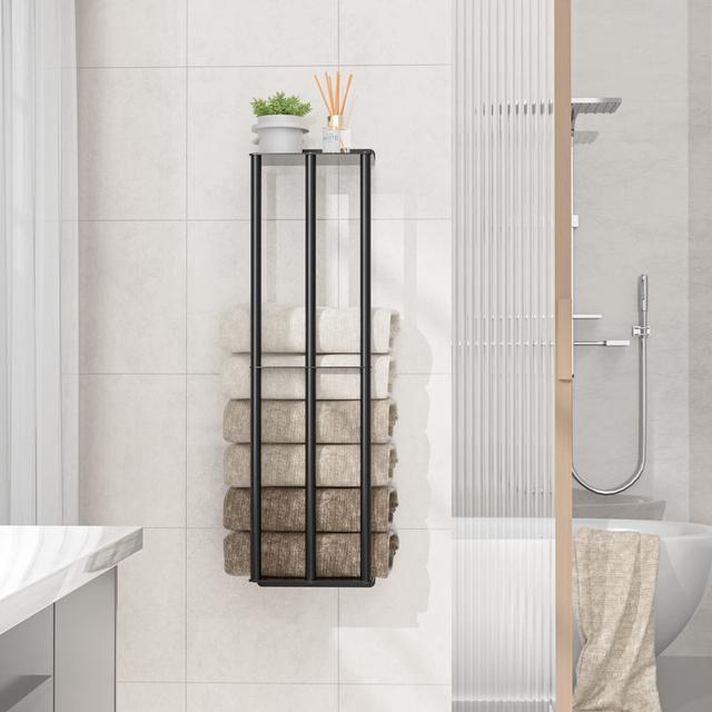 Minelba 22.5cm 1 Towel Bar Ebern Designs on Productcaster.