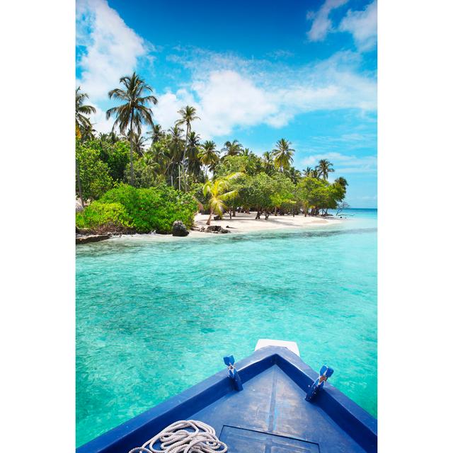 Exploring Maldives By Boat - Wrapped Canvas Print Breakwater Bay Size: 91cm H x 61cm W x 3.8cm D on Productcaster.