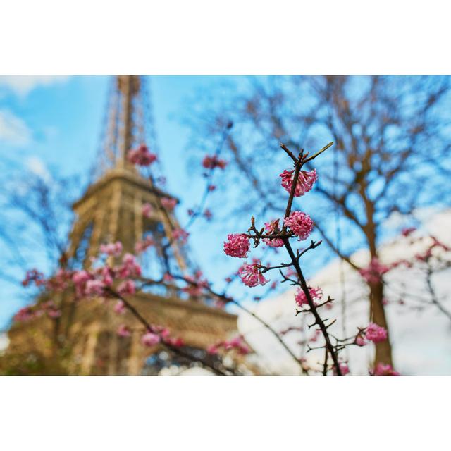 Frühling in Paris, Frankreich - Druck 17 Stories Größe: 80 cm H x 120 cm B x 1,8 cm T on Productcaster.