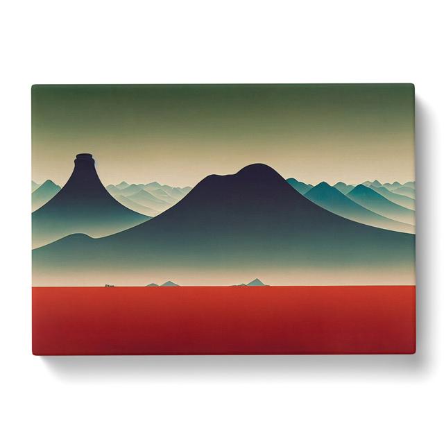 Gentle Mountains - Wrapped Canvas Print Alpen Home Size: 50cm H x 76cm W x 3cm D on Productcaster.