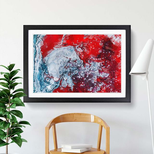 Wild Life in Abstract - Picture Frame Graphic Art Print East Urban Home Frame Option: Black, Size: 60cm H x 91cm W x 2cm D on Productcaster.