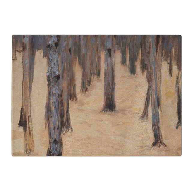 Forest by Gustav Klimt Chopping Board East Urban Home Size: 0.4cm H x 28.5cm W x 39cm L on Productcaster.