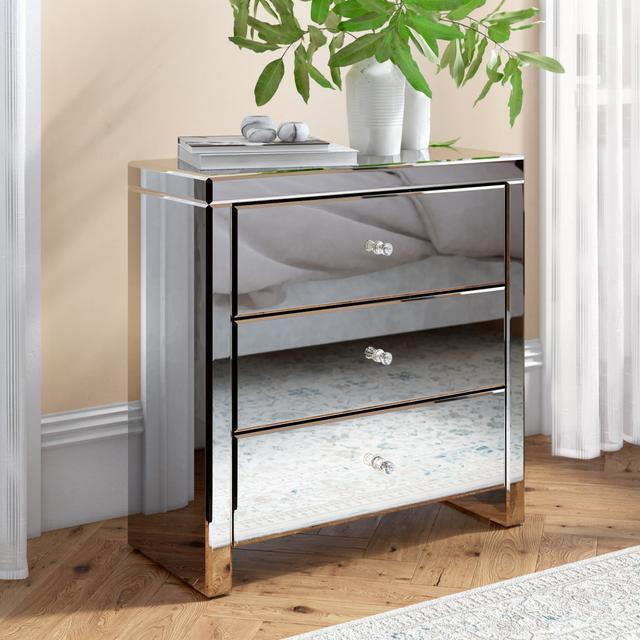 Duffey 3 Drawer Chest Etta Avenue on Productcaster.