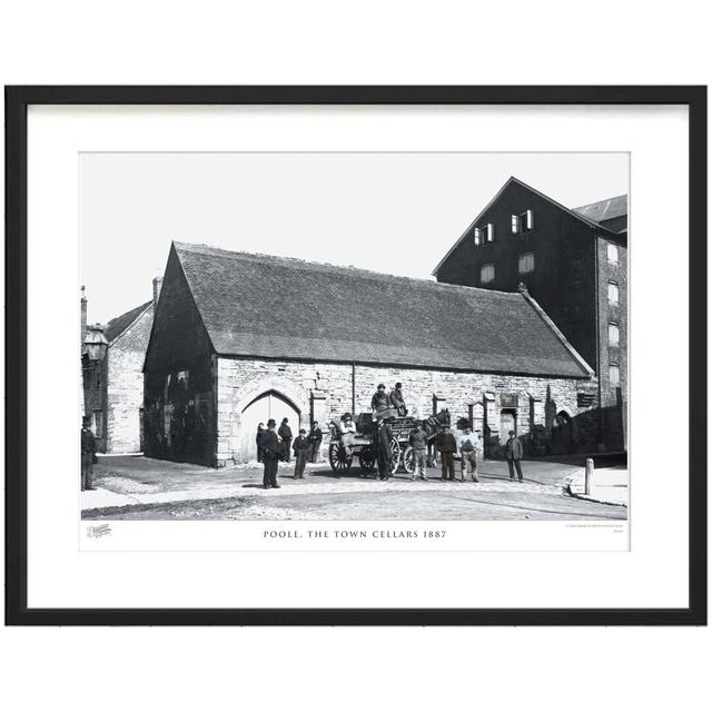 Poole, The Town Cellars 1887 by Francis Frith - Single Picture Frame Print The Francis Frith Collection Size: 40cm H x 50cm W x 2.3cm D on Productcaster.