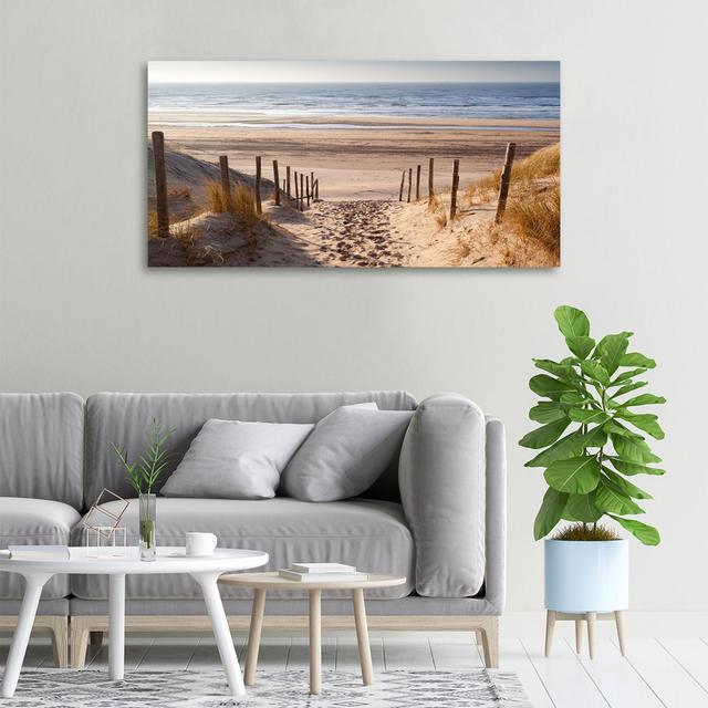 Canvas Print - Wall Art - Prints On Canvas - 100X50 Image Picture Theme: Coastal Dunes House of Hampton on Productcaster.