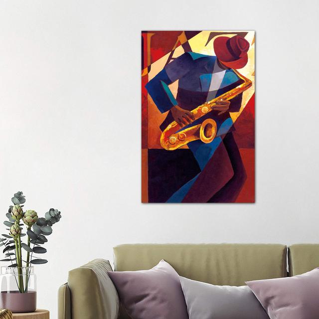 Bebop by Keith Mallett - Wrapped Canvas Painting George Oliver Size: 101.6cm H x 66.04cm W x 1.91cm D on Productcaster.