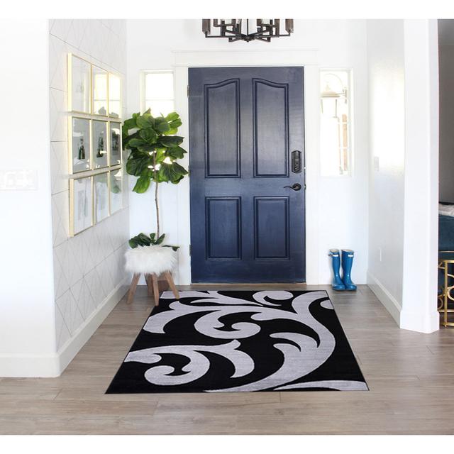 Aveliss Blue/Grey Rug ClassicLiving Rug Size: Rectangle 60 x 110cm on Productcaster.