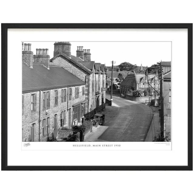 'Hellifield, Main Street 1950' - Picture Frame Photograph Print on Paper The Francis Frith Collection Size: 60cm H x 80cm W x 2.3cm D on Productcaster.