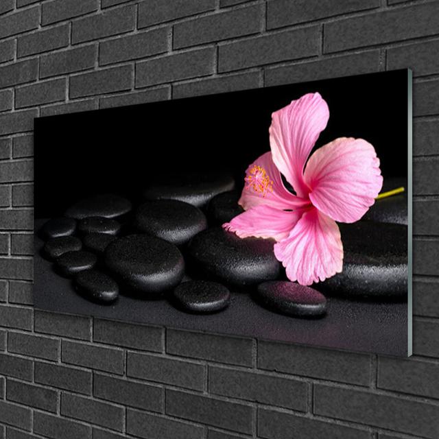 Stones Flower - Unframed Photograph on Glass Brayden Studio on Productcaster.